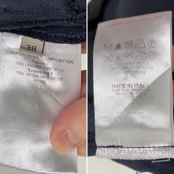 Stella McCartney Wool Monogram Embroidered Pants - Picture 8 of 8